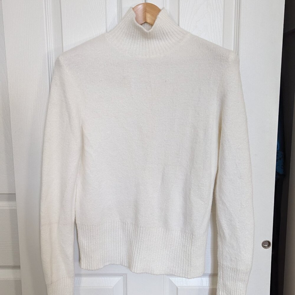 Softest white turtleneck sweater